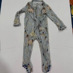 Little Bum Bums Farm Animals 0-3 months footed Bamboo Sleeper